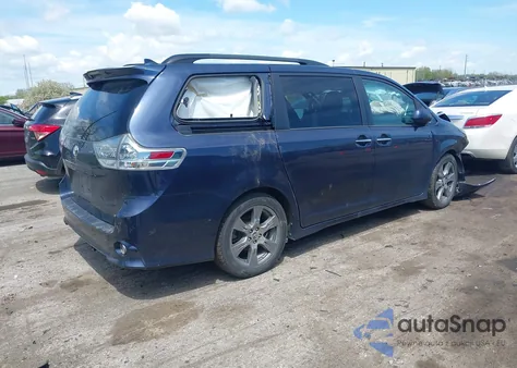 2018 Toyota Sienna Se Premium 8 Passenger из США, поврежденный, VIN 5TDXZ3DC7JS911192